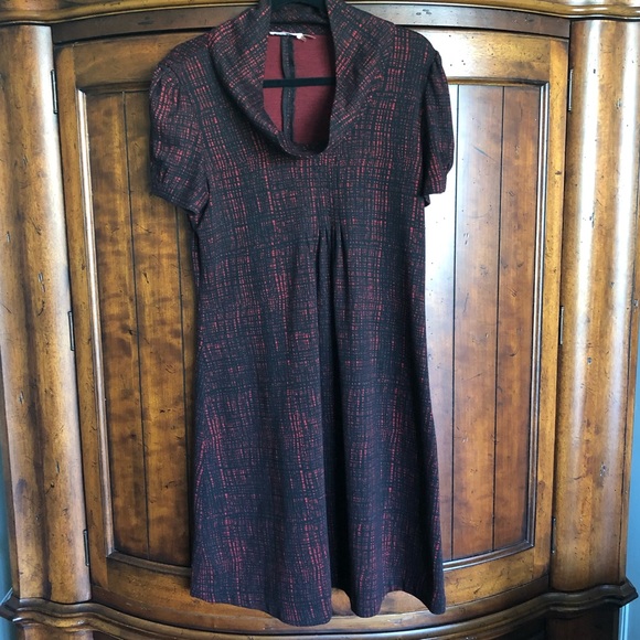 Calvin Klein Dresses & Skirts - EUC Calvin Klein Red Black Check Cowl Dress Calvin Klein Dresses & Skirts - EUC Calvin Klein Red Black Check Cowl Dress